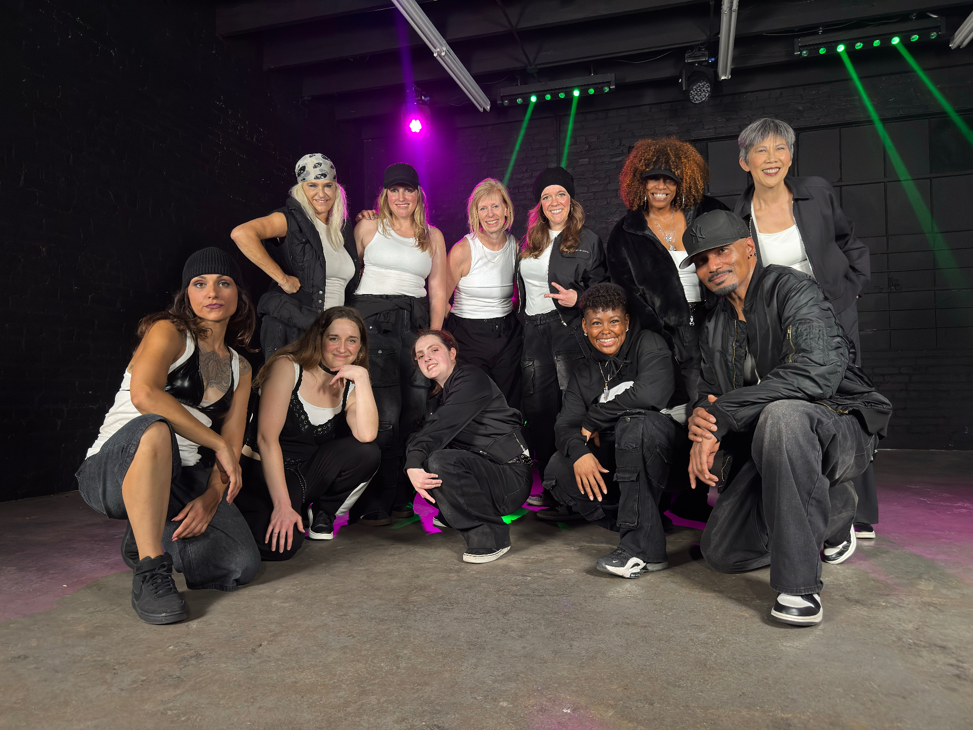 LA DanceFit students in a salsa choreography class