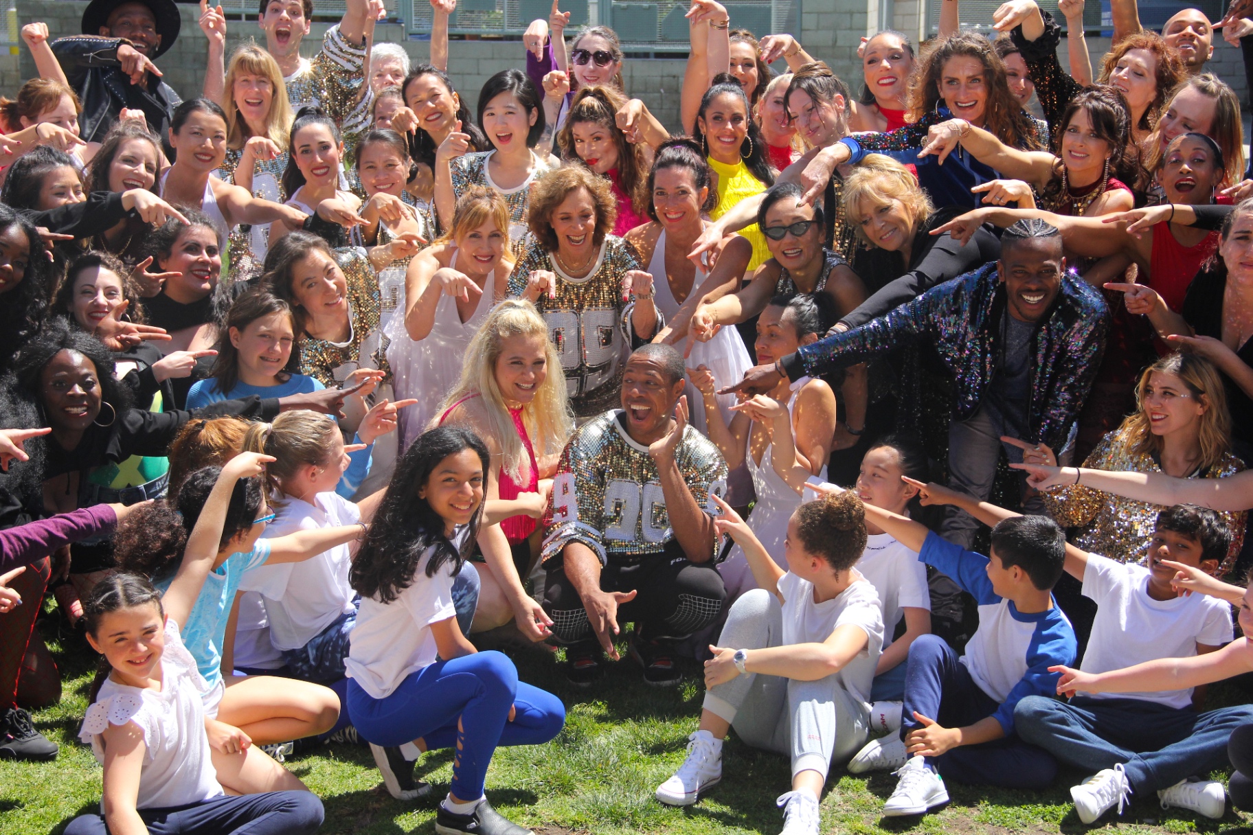 LA DanceFit community event group photo outdoors